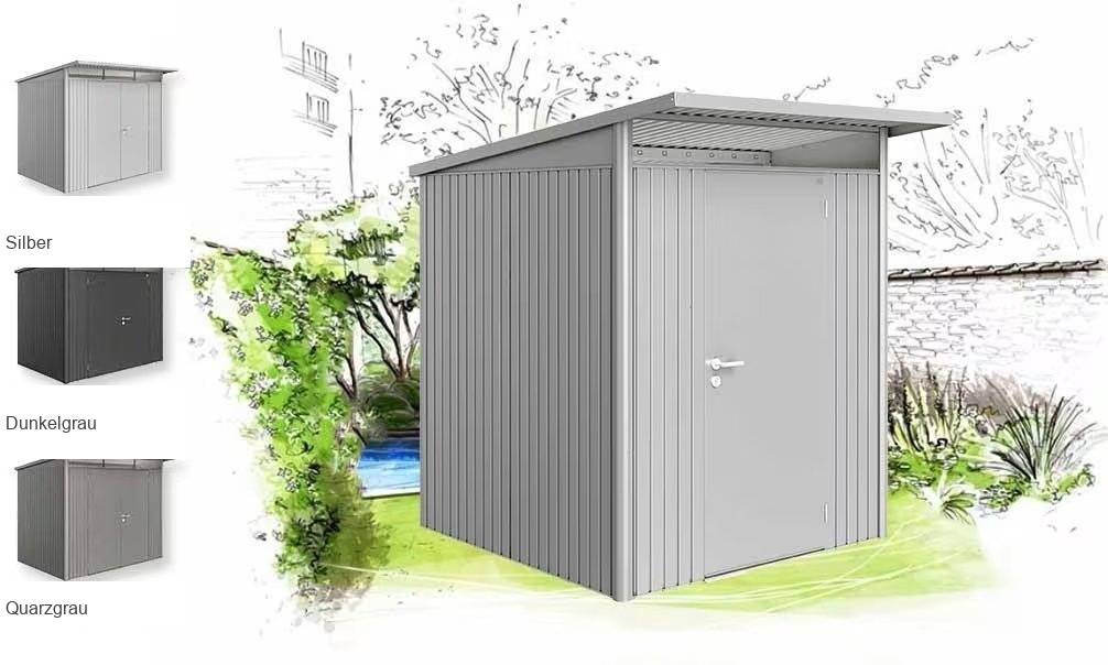 Metall-Gartenhaus Avantgarde A1 Biohort – 180x220cm Außenbereich