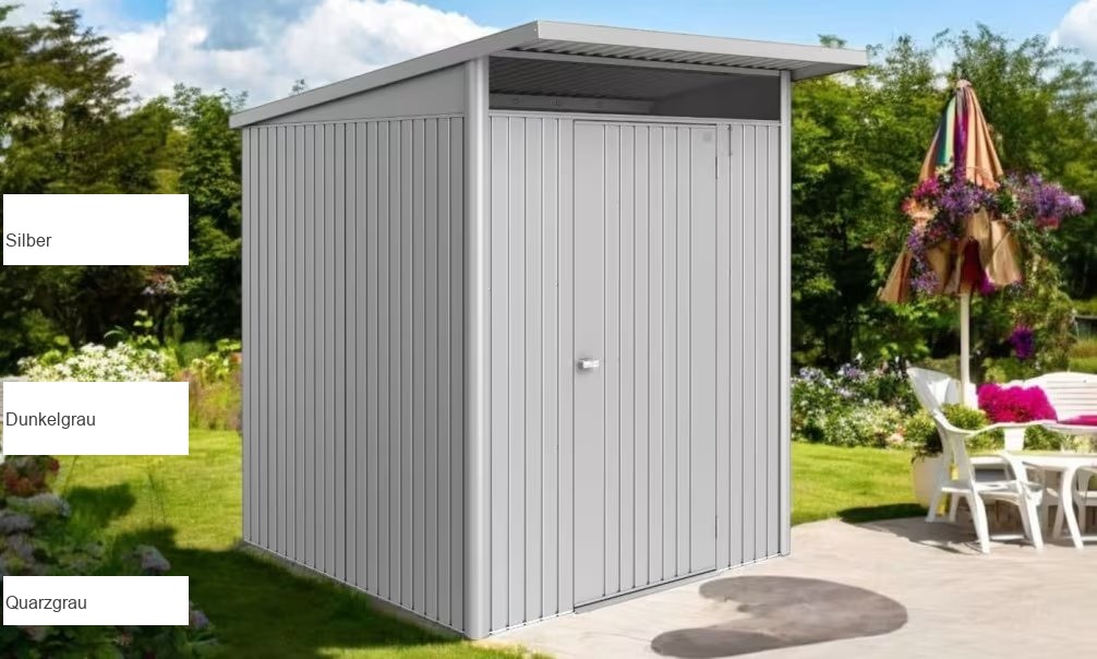 Metall-Gartenhaus Avantgarde A1 ECO Biohort – 180x220cm Außen.