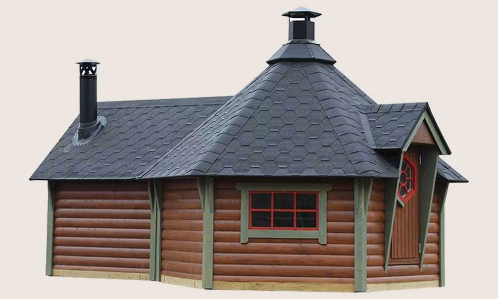KOTA GRILL SAUNA VALTOLA Bohlen 44mm – 9 + 4 m² – Bild 4