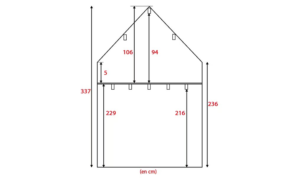 Gartenhaus Bergerac 70mm – 29m² Innenraum – Bild 2