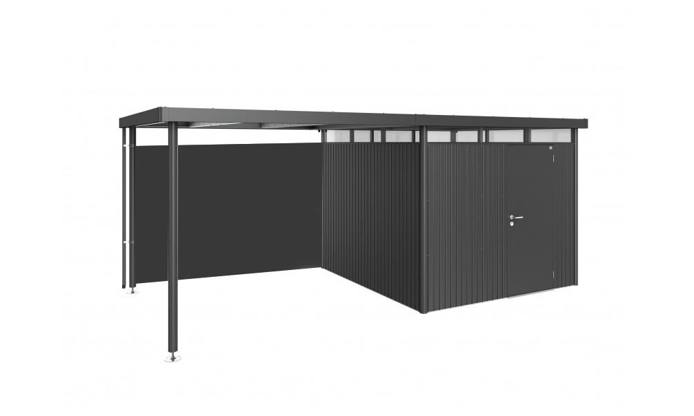 Rückwand für das Vordach