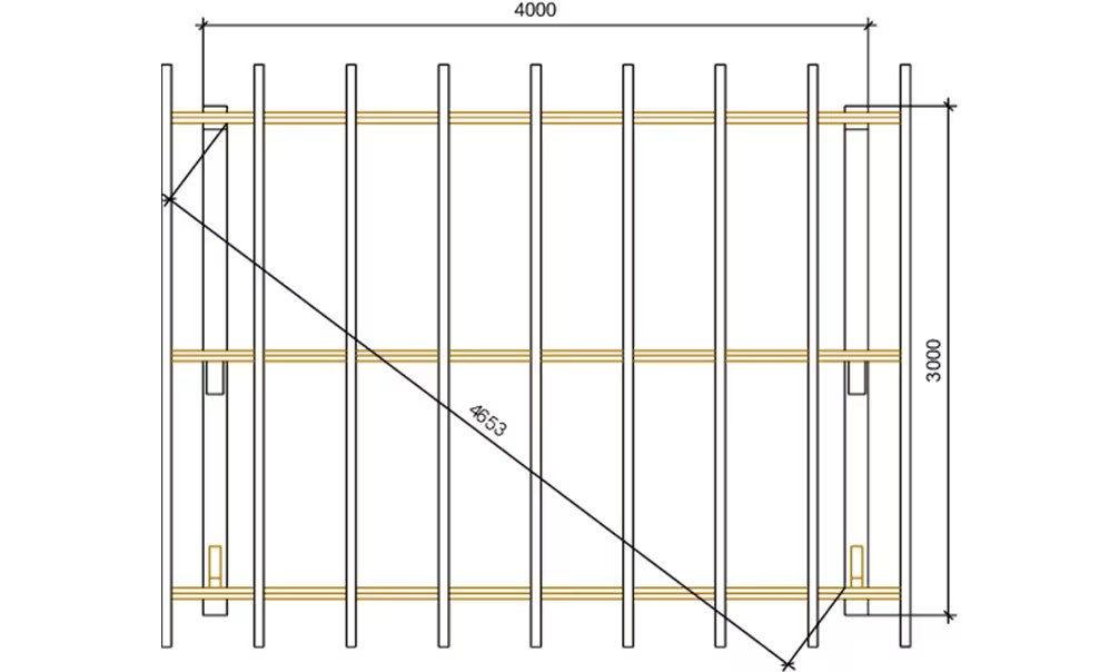Carport 1 Fahrzeug Le Havre 12 – 15.75 m² nicht überdacht – Bild 3