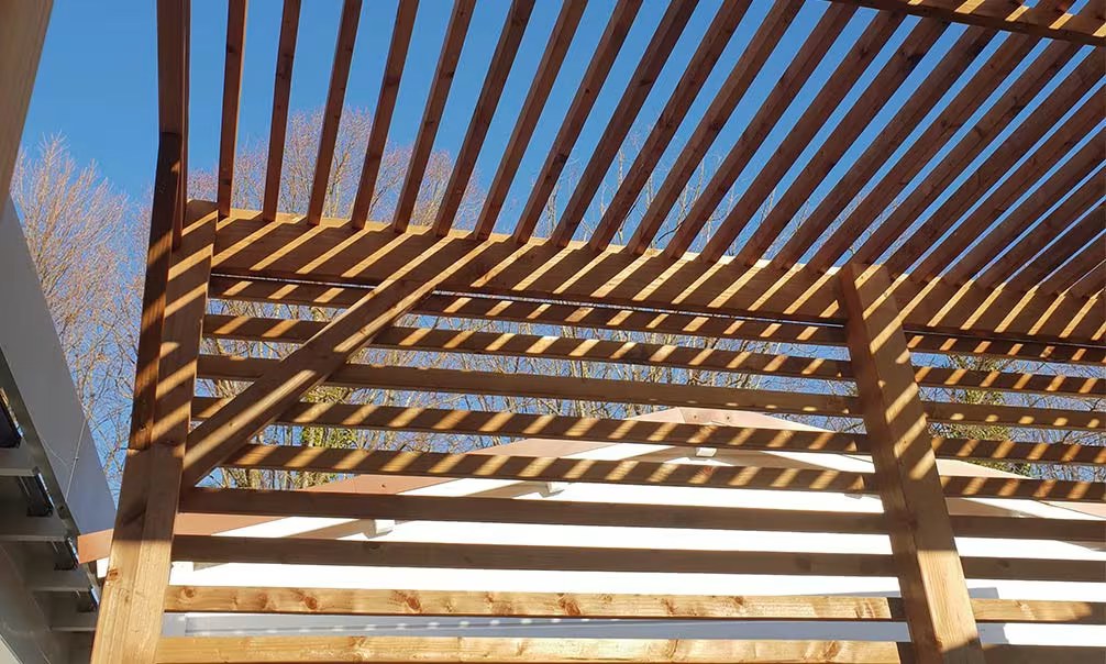 Freistehende Pergola – 9,75 m² – 250 x 390 cm – Bild 3