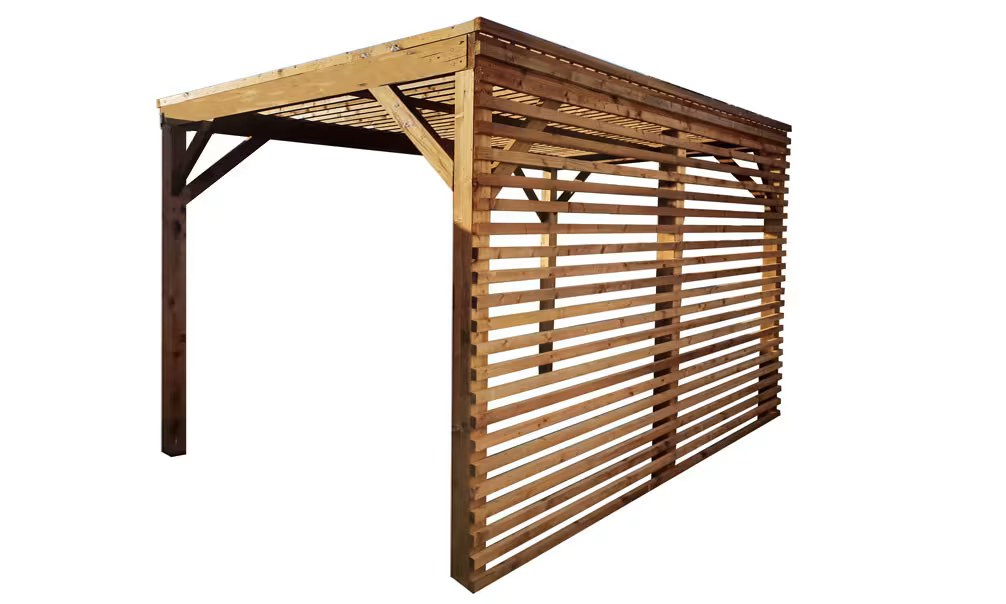 Freistehende Pergola – 15,21 m² – 390 x 390 cm – Bild 2