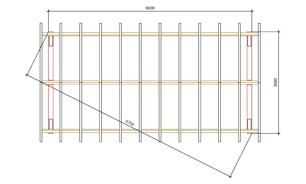 Carport 1 Fahrzeug Thionville 18 – 22.75 m² nicht überdacht – Bild 4