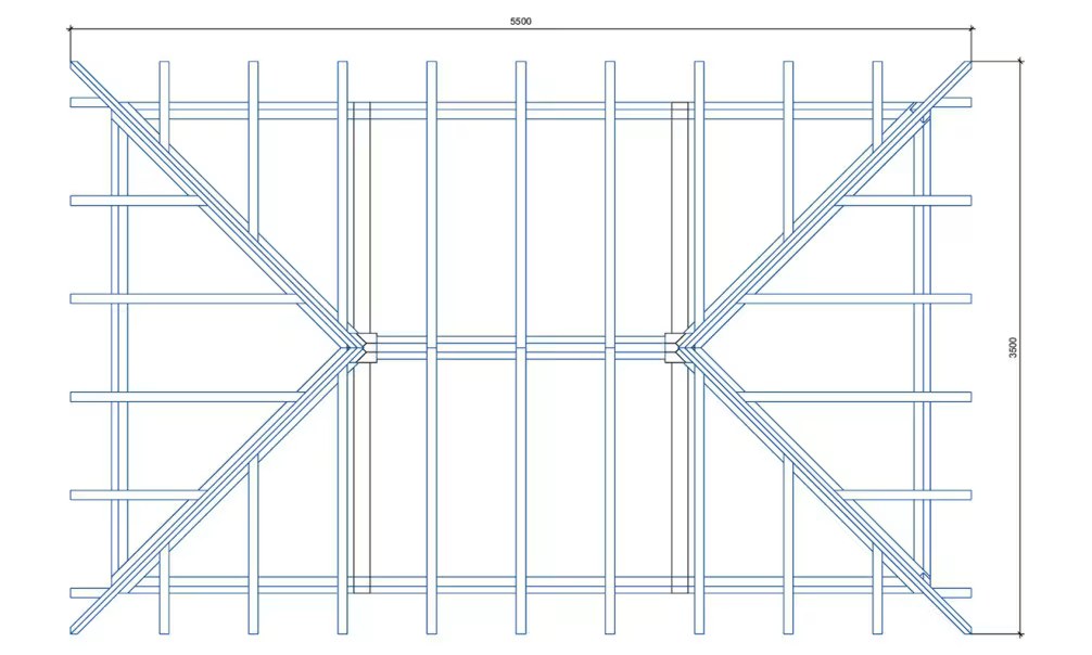 Pergola Le Mans 15 – 19,25 m² nicht überdacht – Bild 4