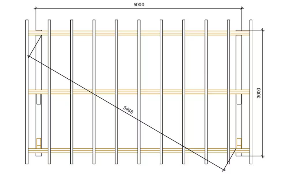 Carport 1 Fahrzeug Le Havre 15 – 19.25 m² nicht überdacht – Bild 2