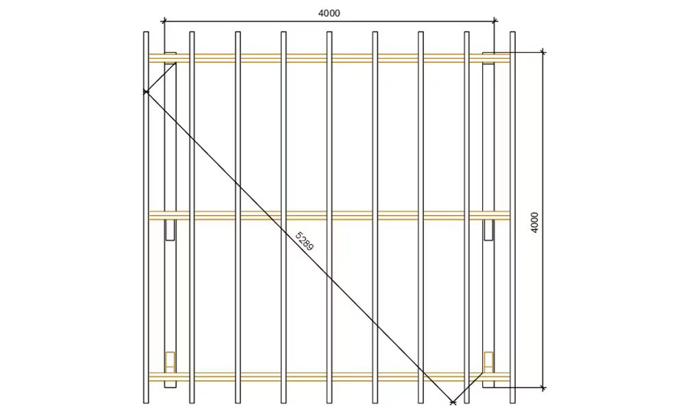 Carport 1 Fahrzeug Le Havre 16 – 20.25 m² nicht überdacht – Bild 5