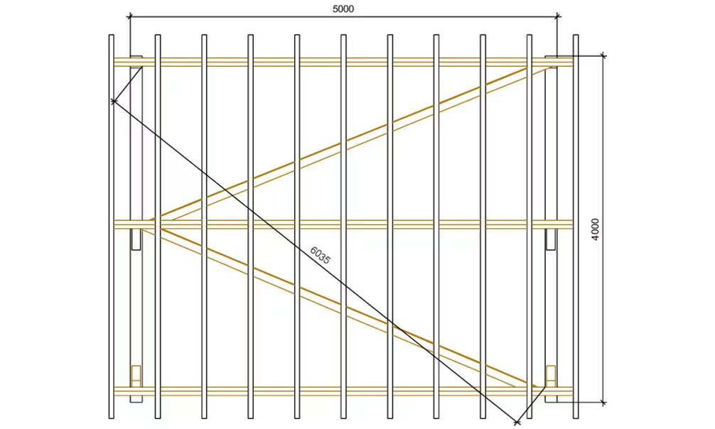 Doppelcarport Le Havre 20 – 24.75 m² nicht überdacht – Bild 3