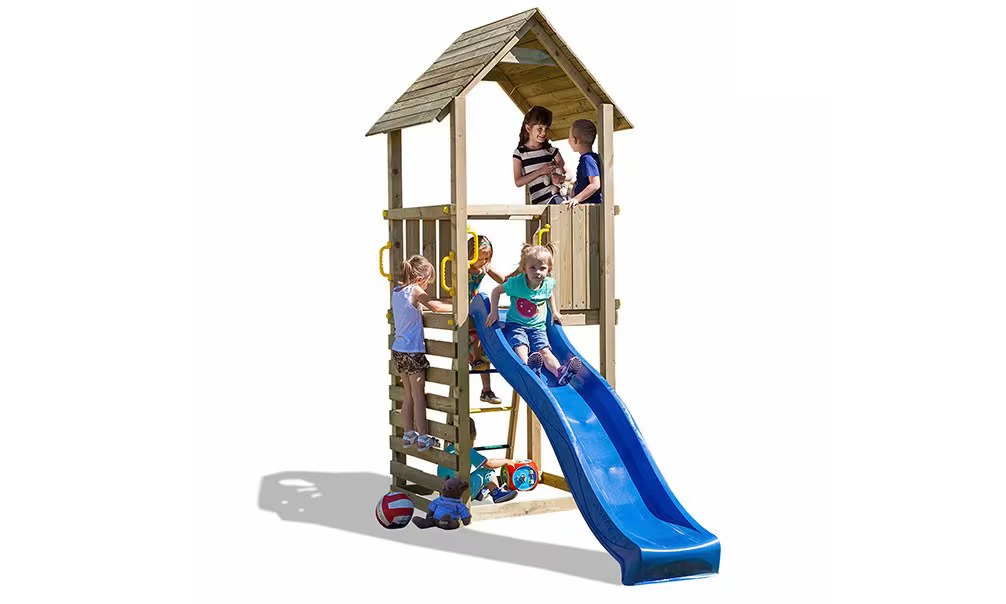 Kletterturm für Kinder aus druckimprägniertem Holz CAROL 1 Fungoo