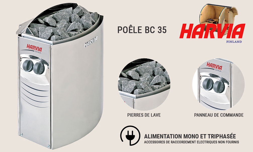 Harvia Véga BC 35 Ofen für Sauna