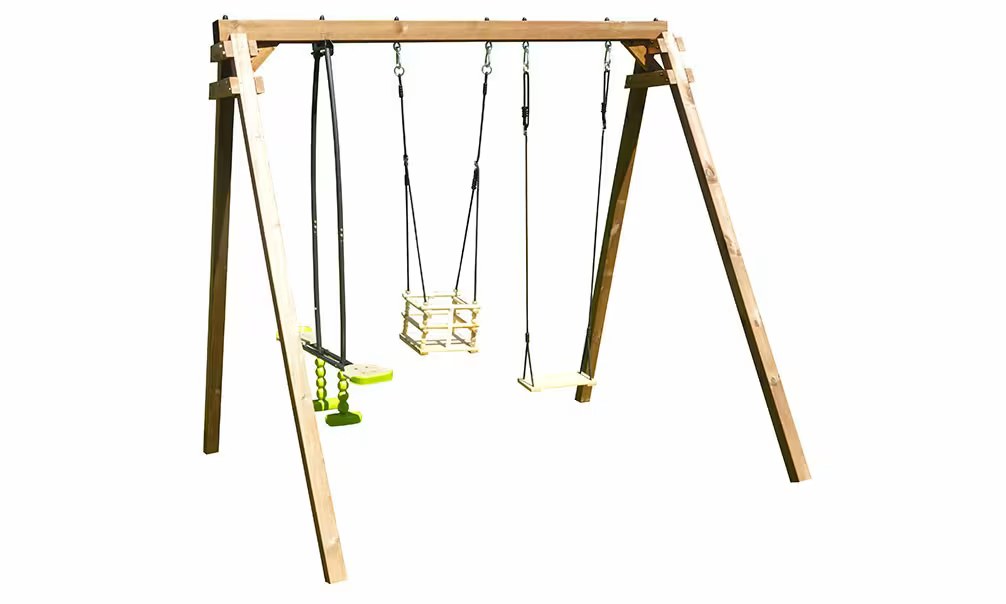 Klettergerüst für Kinder aus autoklaviertem Holz Pierre – 3 Geräte