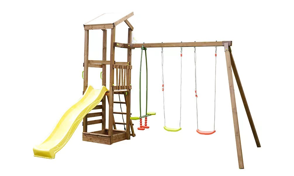 Kletterturm für Kinder aus druckimprägniertem Holz Féroé