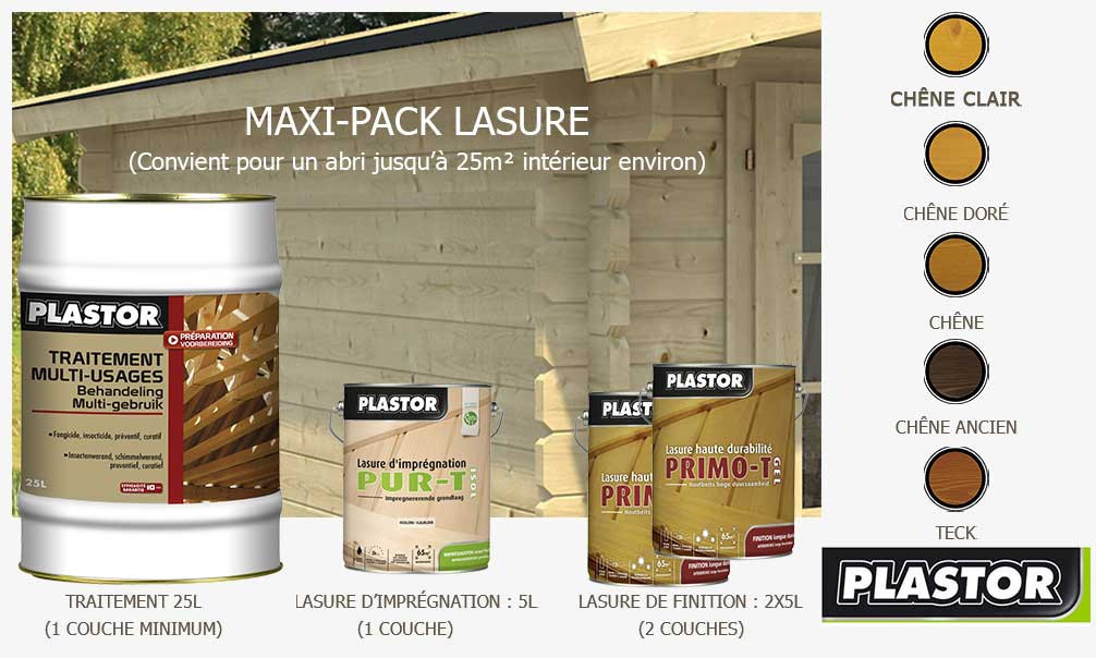 Maxi Pack Lasur Plastor