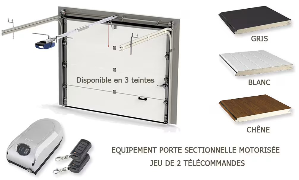 Garage Toulouse Sektionaltor 44mm – 18,7m² Innenraum – Bild 2
