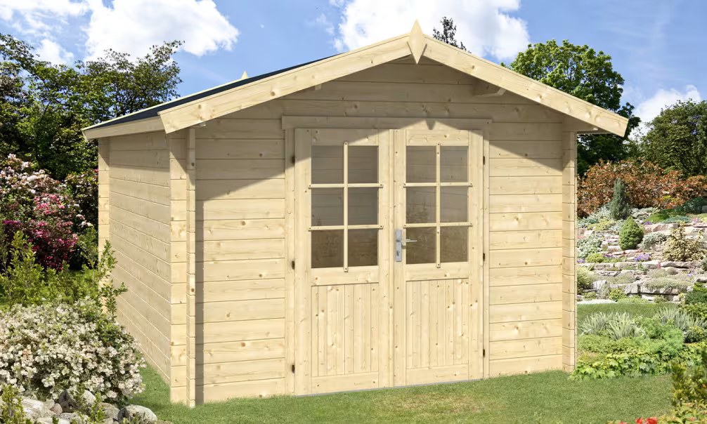 Gartenhaus VAUCLUSE 34mm – 10,6m² Innenraum 290×380 cm – Bild 3