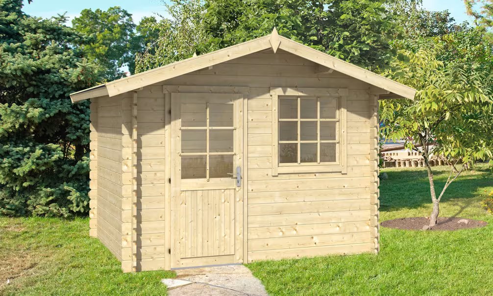 Gartenhaus NORMANDIE 2 - 34mm - 6,84m² Innenraum 300x240 cm 34mm…