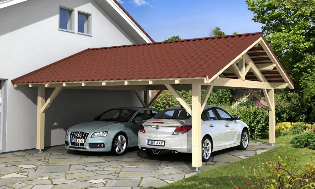 Carport Granville - 43,5m² überdacht