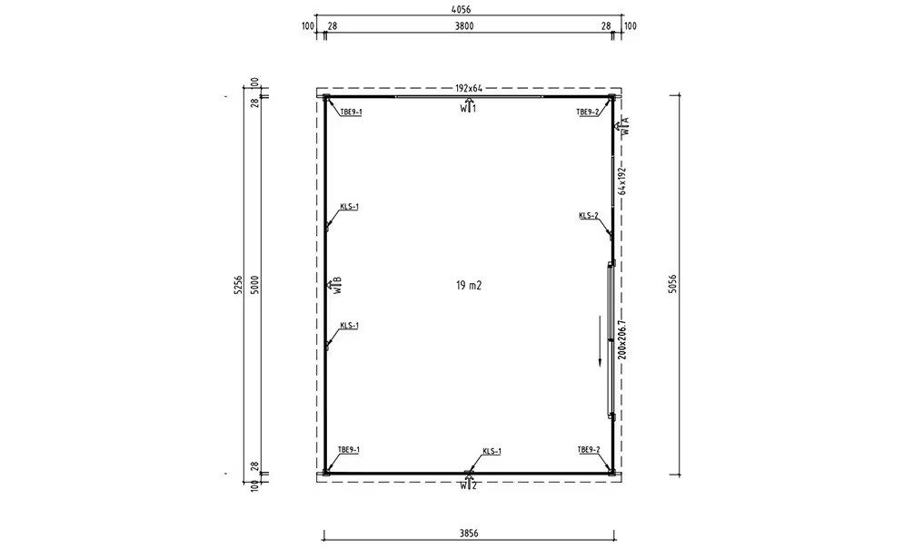 Poolhaus – Poolüberdachung Vinéo 4 Ep 28 mm – 19 m² Innenraum – Bild 2