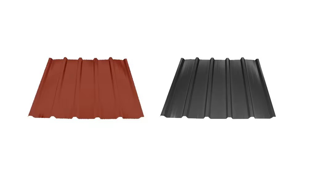 KIT Flachstahlblech Rot oder Anthrazit für Atelier-Garage Leucate B