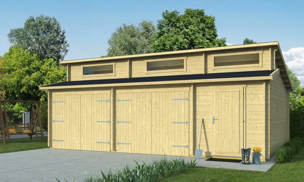 Doppelgarage HAWAÏ 44mm – 39,27m² Innenraum