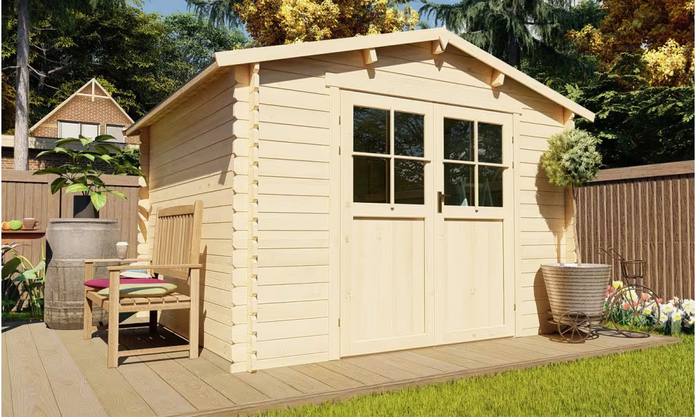 Gartenhaus Rohholz Marmande 9 Ep 28mm 280×280 cm