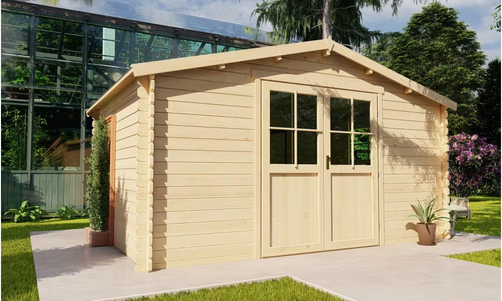 Gartenhaus Rohholz Marmande 12 Ep 28mm 380×280 cm