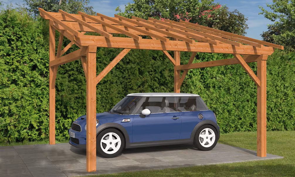 Carport 1 Fahrzeug Le Havre 16 – 20.25 m² nicht überdacht – Bild 6