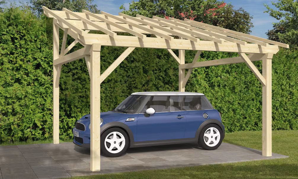 Carport 1 Fahrzeug Le Havre 16 – 20.25 m² nicht überdacht