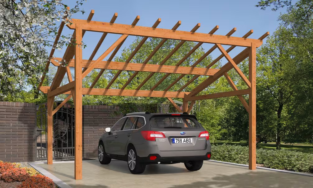 Doppelcarport Le Havre 20 – 24.75 m² nicht überdacht – Bild 6