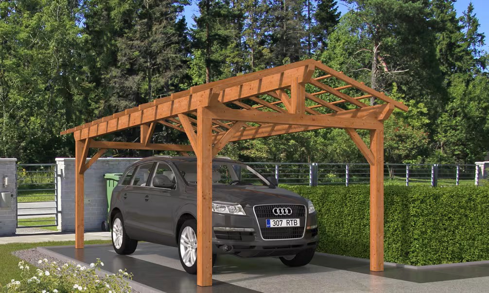 Carport 1 Fahrzeug Thionville 18 – 22.75 m² nicht überdacht – Bild 6