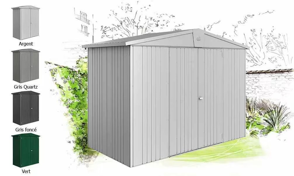 Metall-Gartenhaus Biohort Europa T4A 316×156 cm