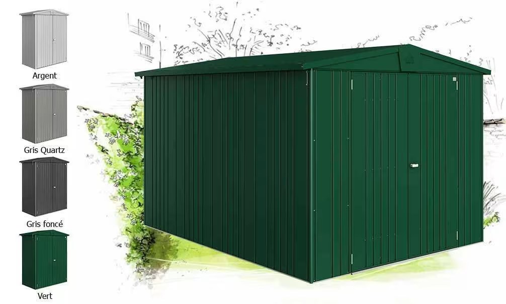 Metall-Gartenhaus Europa T6 244x300cm Außenbereich Biohort – Bild 2
