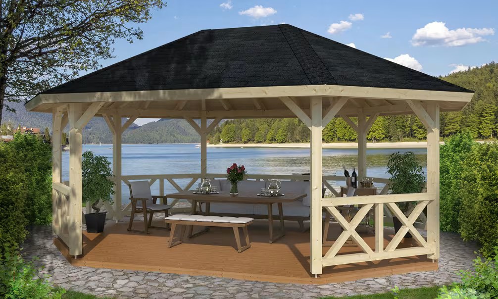Holzpavillon Lozère 25, ein neuer Lebensraum im Garten