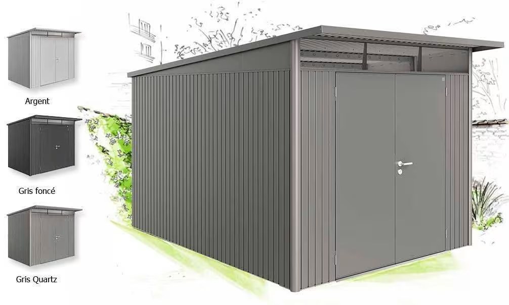 Metall-Gartenhaus Avantgarde A8 Biohort – 260x380cm außen
