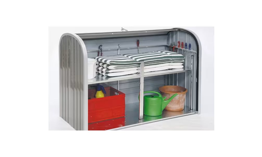Metall-Gartenbox StoreMax 160 Biohort in 3 Farben erhältlich – Bild 4