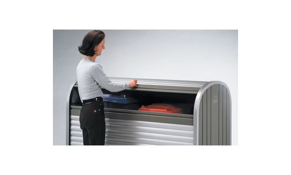 Metall-Gartenbox StoreMax 190 Biohort, Metall-Mülltonnenbox – Bild 2