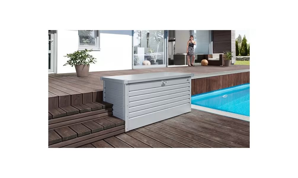 Aufbewahrungstruhe 180 Metall Biohort – Metallaufbewahrungsbox