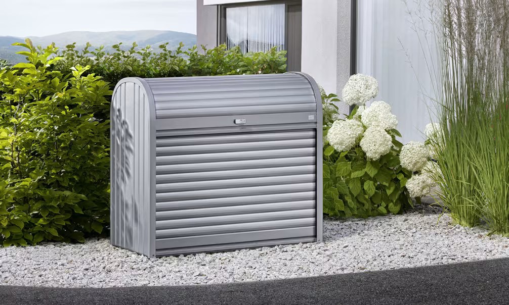 Garten-Aufbewahrungsbox StoreMax 120, Aufbewahrungstruhe Biohort
