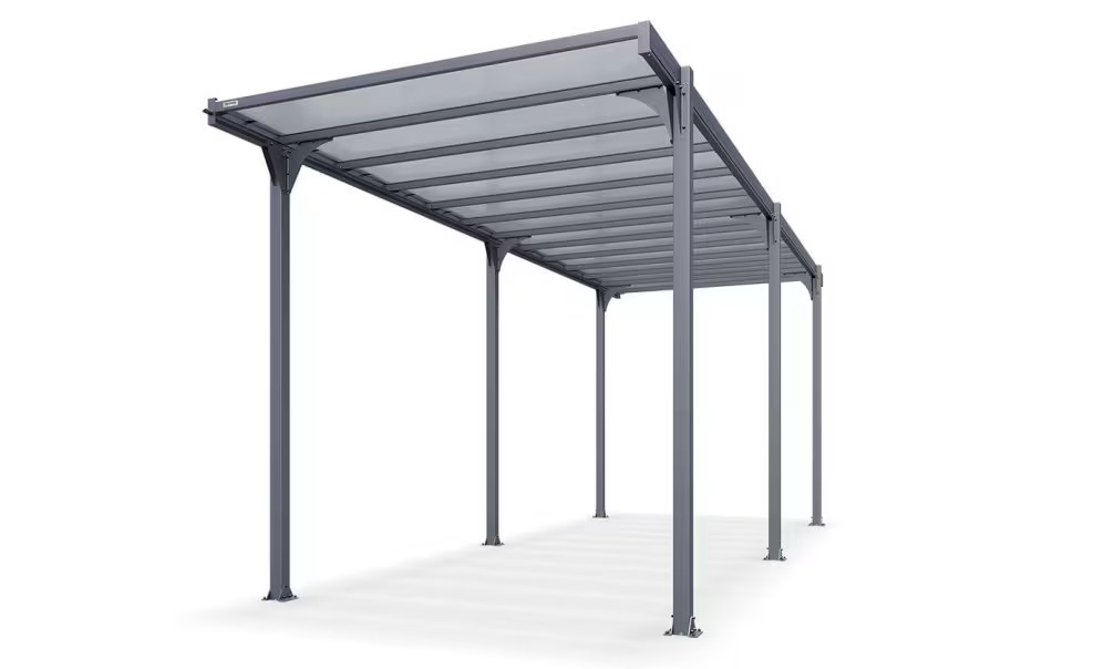 Hegoa 25 Trigano – Carport Wohnmobil Aluminium – Flachdach – Bild 3