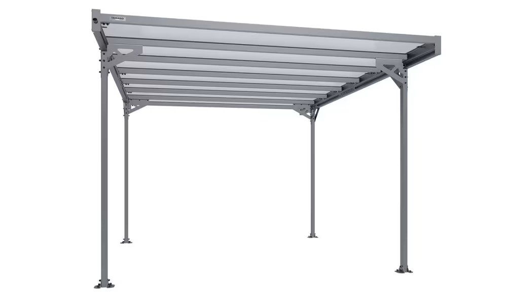 Carport Flachdach – Mistral – Aluminium – Bild 3