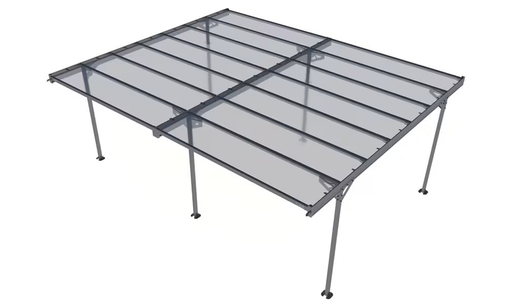 Carport Flachdach – Mistral Double – Aluminium – Bild 3