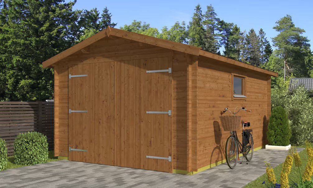 Garage LIMOUSIN 34mm autoclave – 15,3m² Innenraum