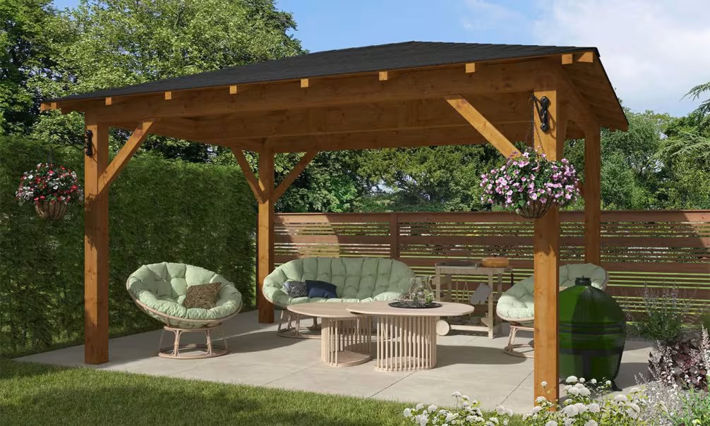 Pergola Le Mans 12 – 15,75 m² nicht überdacht