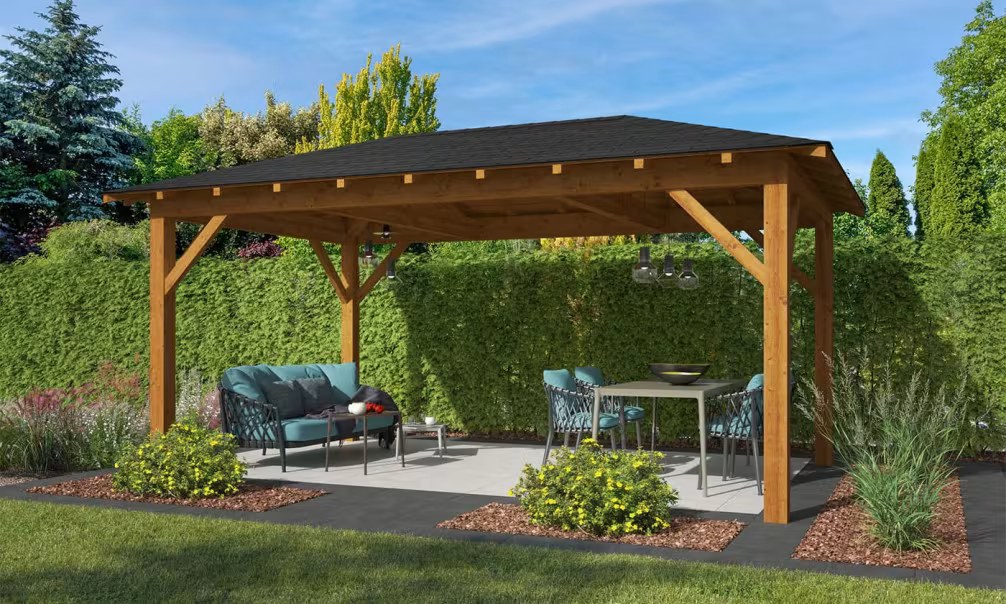 Pergola Le Mans 15 – 19,25 m² nicht überdacht