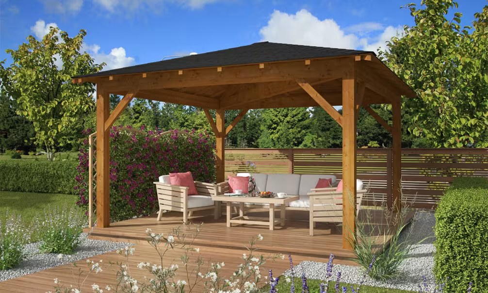 Pergola Le Mans 16 – 20,25 m² nicht überdacht