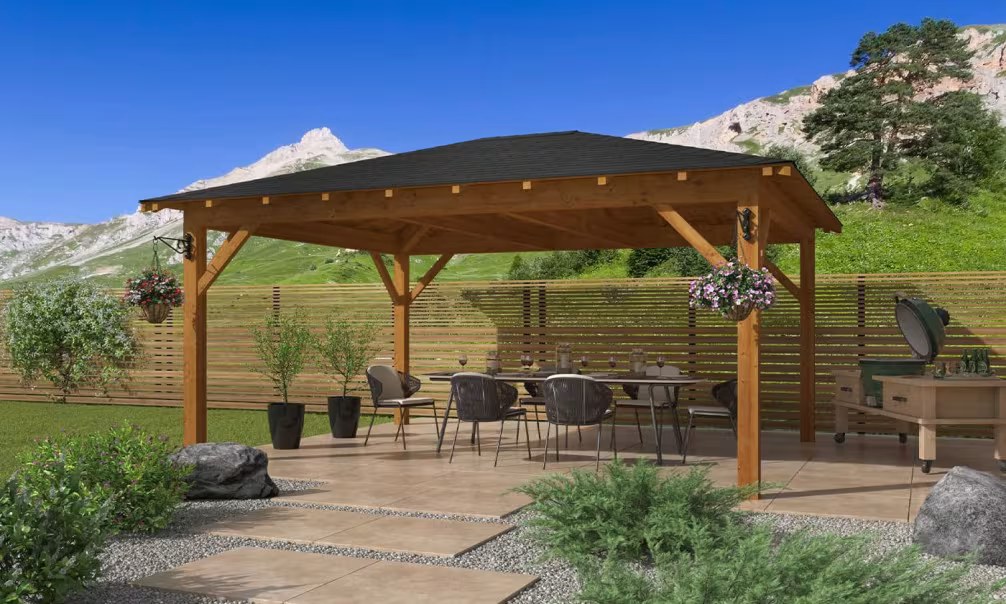 Pergola Le Mans 20 – 24,75 m² nicht überdacht