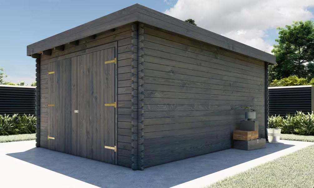 Garage Furiani 28mm druckimprägniert – 16,70m² Innenraum