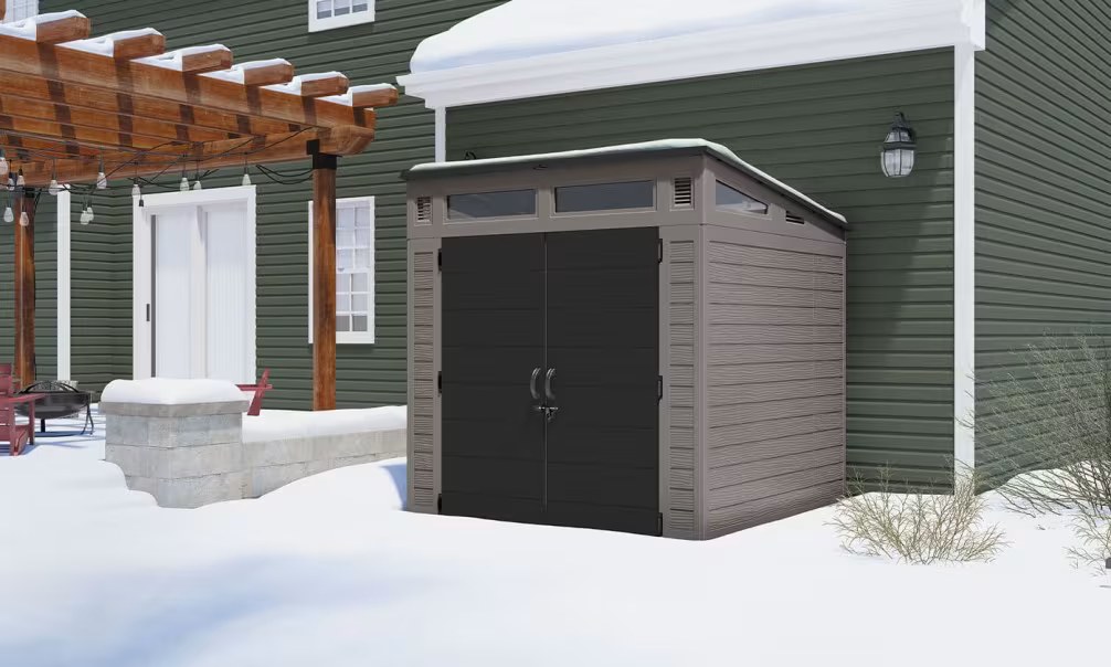 Gartenhaus Polyethylen 25mm 4.88m2 Modern + Boden SUNCAST