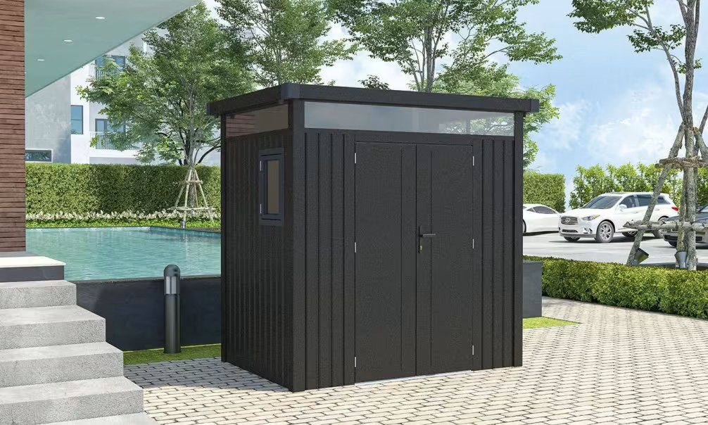 Metall-Gartenhaus Anna A – 230x166cm Außenmaß
